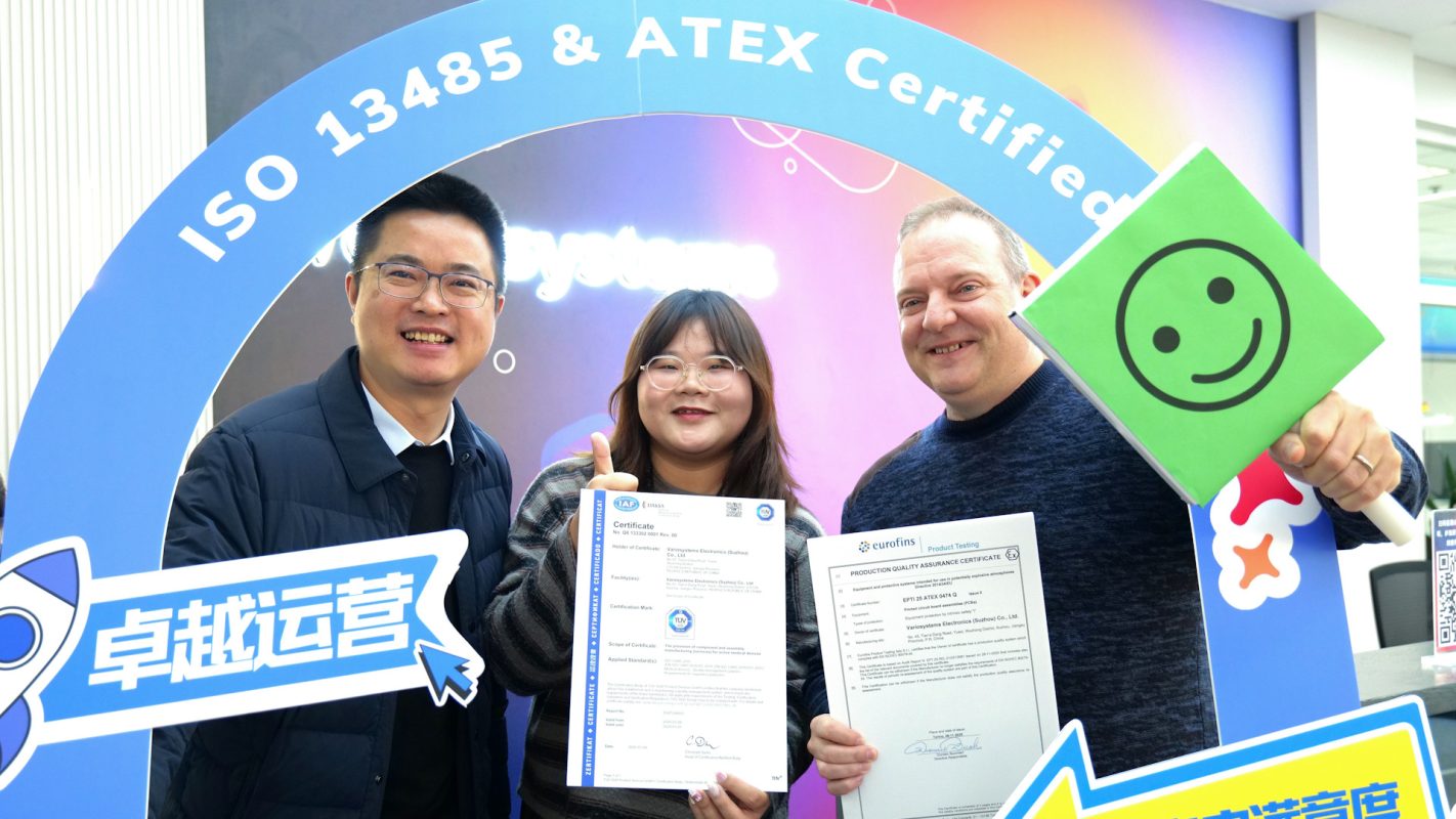 Atex and ISO 13485 certification Suzhou